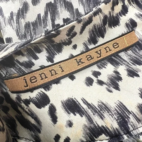 Jenni Kayne Silk Animal PrintMini Dress Women’s Medium - Picture 10 of 11